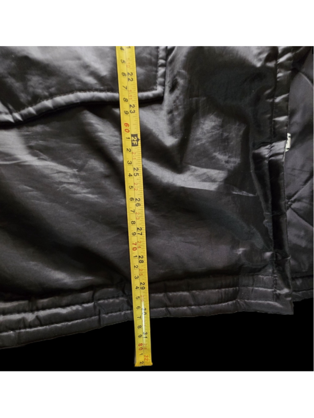 Vintage 1980s Golden Fleece Industrial Work Jacket Black USA Made Size 44 - Picture 4 of 11